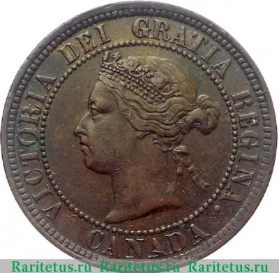 1 цент (cent) 1884 года   Канада