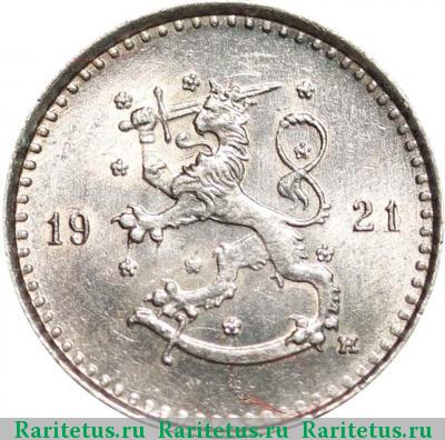 25 пенни (pennia) 1921 года H Финляндия