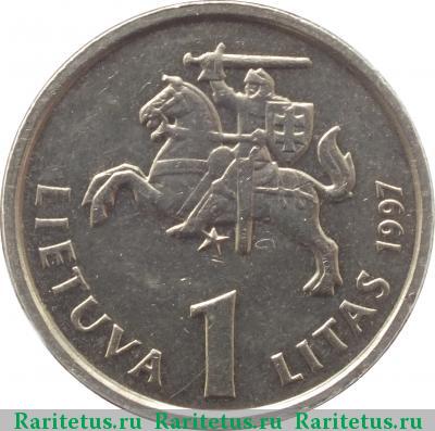 1 лит (litas) 1997 года  