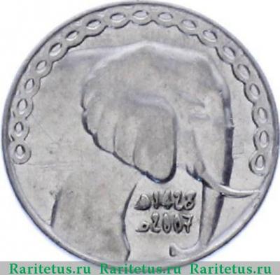 5 динаров (dinars) 2007 года   Алжир