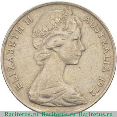 10 центов (cents) 1972 года   Австралия