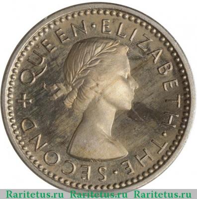 3 пенса (pence) 1953 года   Новая Зеландия