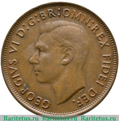 1 пенни (penny) 1949 года   Австралия