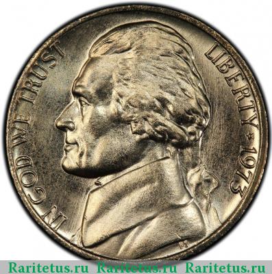 5 центов (cents) 1973 года  США