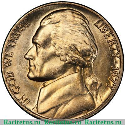 5 центов (cents) 1977 года  США
