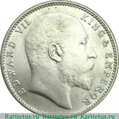 1 рупия (rupee) 1908 года   Индия (Британская)