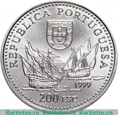 200 эскудо (escudos) 1999 года  Дуарте  Перейра Португалия