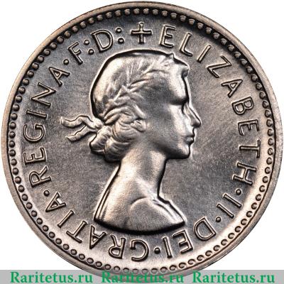 3 пенса (pence) 1961 года   Австралия