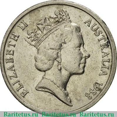 5 центов (cents) 1988 года   Австралия