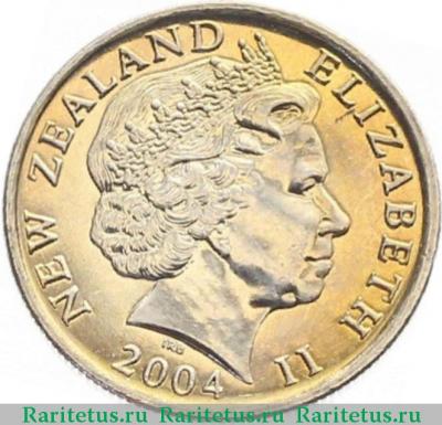 5 центов (cents) 2004 года   Новая Зеландия