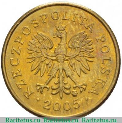 1 грош (grosz) 2005 года   Польша