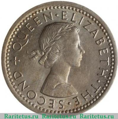 3 пенса (pence) 1965 года   Новая Зеландия