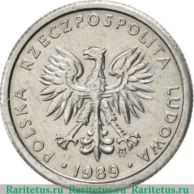 1 злотый (zloty) 1989 года   Польша