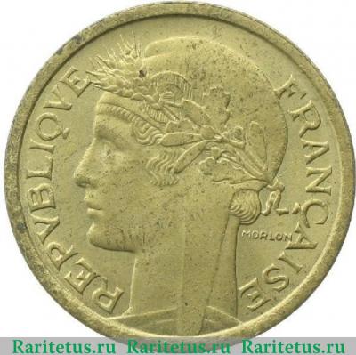 1 франк (franc) 1941 года  бронза Франция