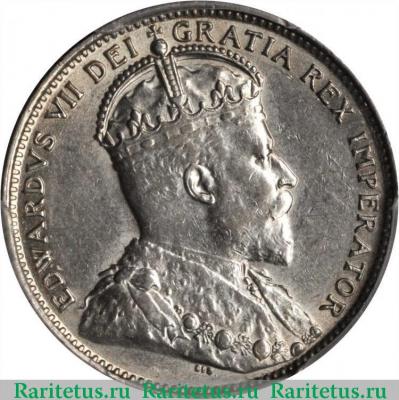 20 центов (cents) 1904 года   Ньюфаундленд