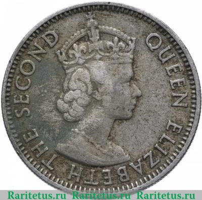 25 центов (cents) 1970 года   Британский Гондурас