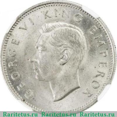 1 шиллинг (shilling) 1947 года   Новая Зеландия