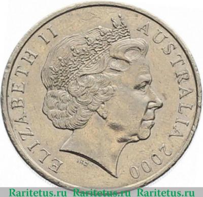 20 центов (cents) 2000 года   Австралия