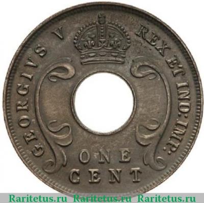 1 цент (cent) 1913 года   Британская Восточная Африка