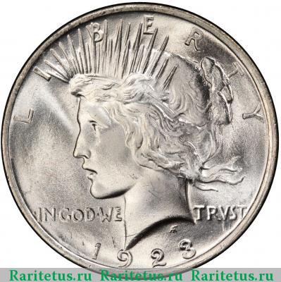 1 доллар (dollar) 1923 года  США
