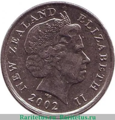 5 центов (cents) 2002 года   Новая Зеландия