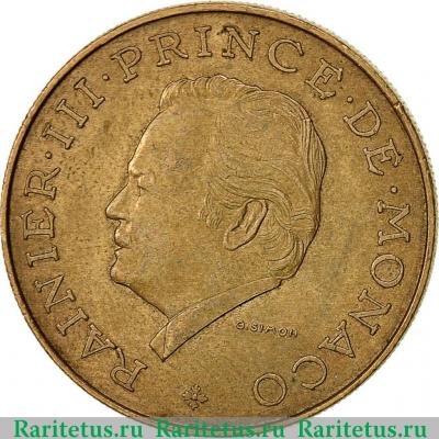 10 франков (francs) 1982 года   Монако