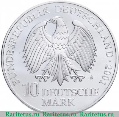 10 марок (deutsche mark) 2001 года A  Германия