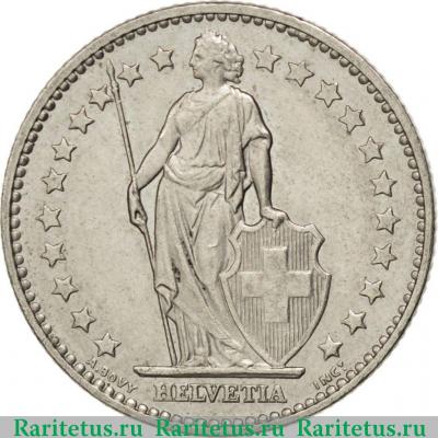 1 франк (franc) 1982 года   Швейцария