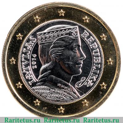 1 евро (euro) 2014 года   Латвия
