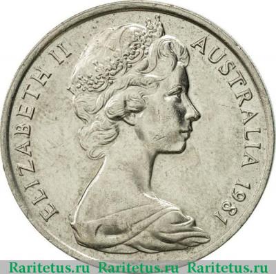 20 центов (cents) 1981 года   Австралия