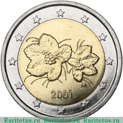 2 евро (euro) 2001 года M Финляндия
