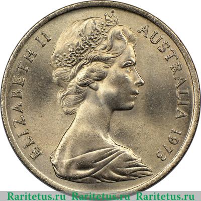10 центов (cents) 1973 года   Австралия
