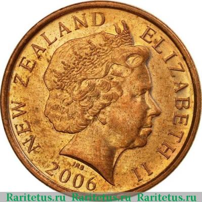 10 центов (cents) 2006 года   Новая Зеландия
