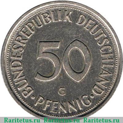 50 пфеннигов (pfennig) 1994 года G 