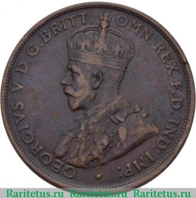 1 пенни (penny) 1919 года   Австралия
