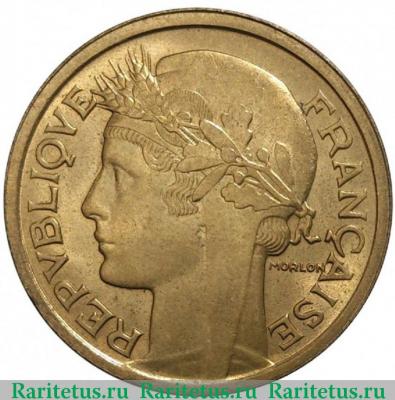 1 франк (franc) 1939 года   Франция