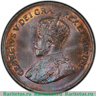 1 цент (cent) 1924 года   Канада