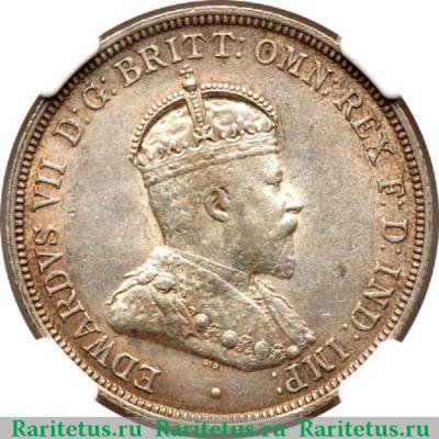 2 шиллинга (florin, shillings) 1910 года   Австралия