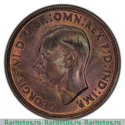 1 пенни (penny) 1948 года   Австралия