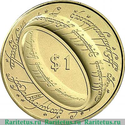 Реверс монеты 1 доллар (dollar) 2003 года   Новая Зеландия