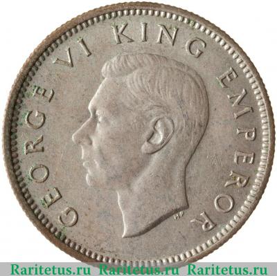 6 пенсов (pence) 1945 года   Новая Зеландия