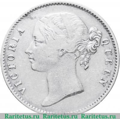 1 рупия (rupee) 1840 года  по бокам Индия (Британская)