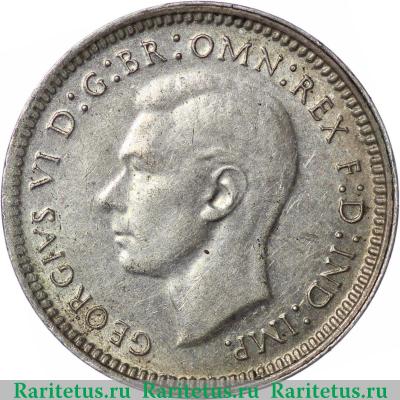3 пенса (pence) 1948 года   Австралия