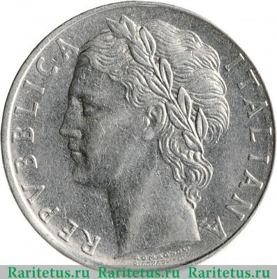 100 лир (lire) 1973 года   Италия