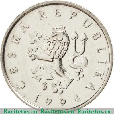 1 крона (koruna) 1994 года  Чехия