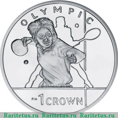Реверс монеты 1 крона (crown) 2012 года  Остров Мэн