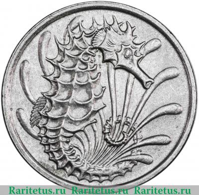 10 центов (cents) 1976 года   Сингапур
