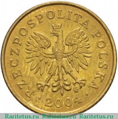 1 грош (grosz) 2004 года   Польша