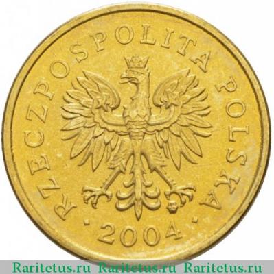 5 грошей (groszy) 2004 года   Польша