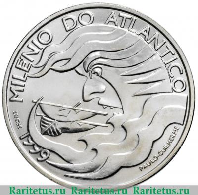 Реверс монеты 1000 эскудо (escudos) 1999 года  Атлантика Португалия
